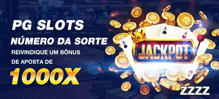 Imagem destacando PG Slots no site zzzz e bônus de aposta.