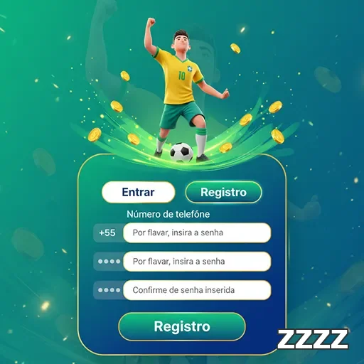 Imagem do registro no aplicativo zzzz com jogador de futebol.