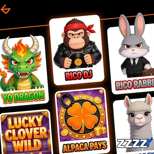 Personagens de jogos de cassino na plataforma zzzz.